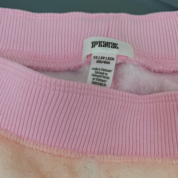 PINK Rainbow kawaii Fuzzy Shorts - Picture 2 of 3